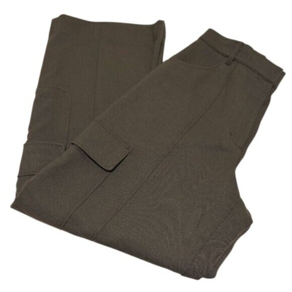 Oak + Fort Wide Leg Cargo Suiting Pant - Picture 9 of 13